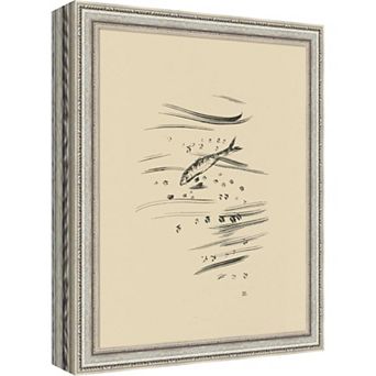 Natural Histories Plate 47 Framed Mounted Canvas Wall Art Print