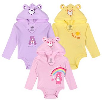 Care Bears 3-Pack Cosplay Hooded Creepers