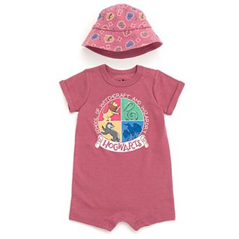 Harry Potter One Piece Romper and Hat Set