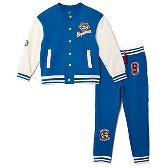 DC Comics Justice League Fleece Varsity Jacket and Pants Set