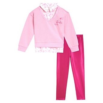 Barbie Fleece Sweatshirt and Leggings Set