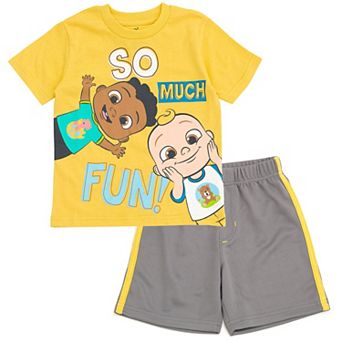 Cocomelon Athletic 2 pc T-Shirt and Shorts Set