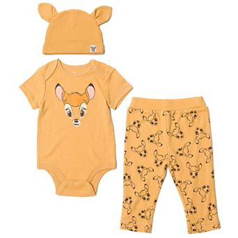 Disney Bambi Bodysuit Pants and Hat Set