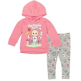Cocomelon JJ Fleece Hoodie and Leggings Set
