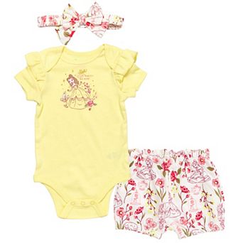 Disney Beauty and the Beast Bodysuit and Shorts Set