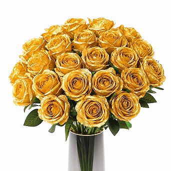 10 pc Artificial Silk Rose Flowers Lifelike Fake Bouquet For Wedding Party Home Decor