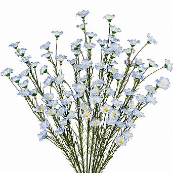 10 pc Artificial Silk Wildflowers Stems Faux Floral Arrangements Home Wedding Decor
