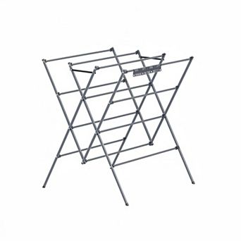 Drying Rack 12 Poles Sock Clips Foldable Portable Indoor Outdoor