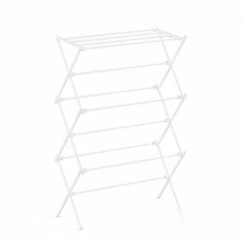 3 tier Foldable Laundry Drying Rack Antirust Indoor Outdoor Sturdy X-frame