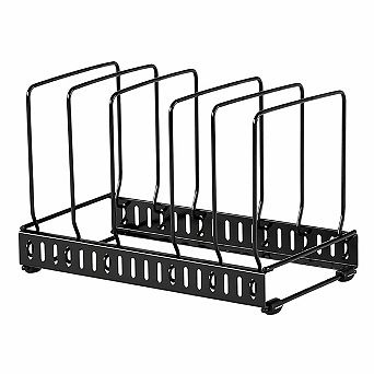 2pack Adjustable Board Organizer Divider Holder for Bakeware Kitchen Cabinet