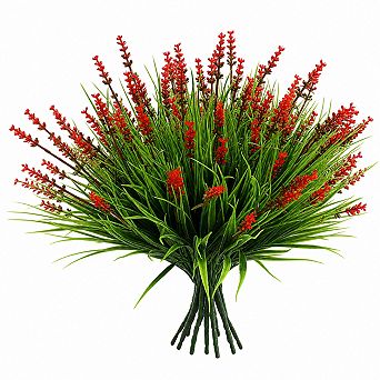 12 Pack Artificial Outdoor Plants UV Resistant Faux Greenery Decor