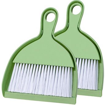 2 pc Mini Broom And Dustpan Set For Home Pet Desk Cleaning Supplies
