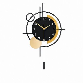 Modern Pendulum Wall Clock Silent Quartz Decorative Home Decor