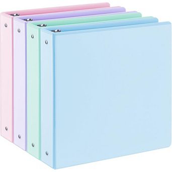 1.5'' 3-Ring-Binder with Pockets, 325 Sheets Capacity,Ideal for Home, Office, and Home Use