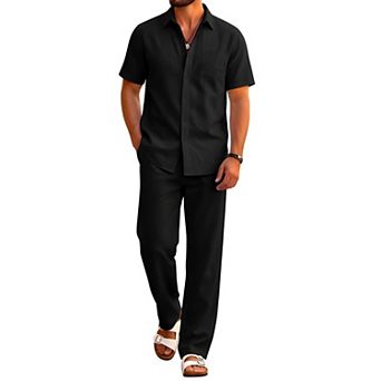 Men's Casual Vacation Two Piece Set