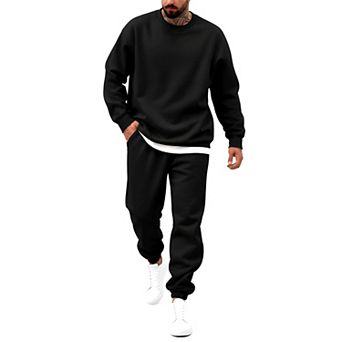 Men's Comfortable Fleece Jogger Set