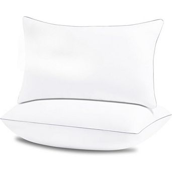 2 Pack Soft Supportive Bed Pillows for Side and Back Sleepers,Hotel Quality Fluffy Sleeping Pillow