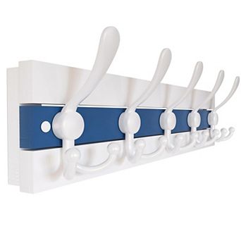 Wall Mounted Wooden Coat Rack Heavy Duty Triple Hooks For Entryway