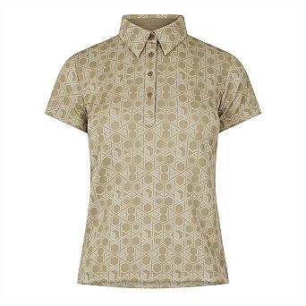 Puma Womens/Ladies Hexagon Short-Sleeved Golf Polo Shirt