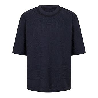 Ted Baker Mens Textured Crew Neck Regular T-Shirt