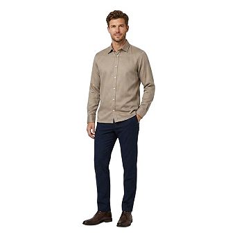 Jack And Jones Mens Plain Long-Sleeved Shirt
