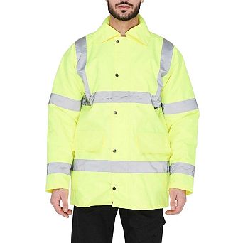 Dunlop Unisex Adult Hi-Vis Safety Parka