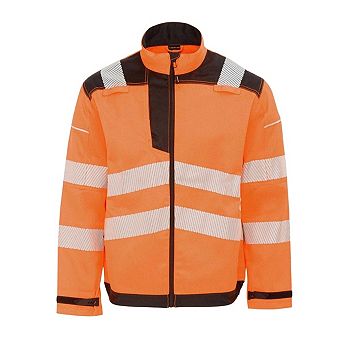 Dunlop Mens Polyester Blend High-Vis Safety Work Jacket