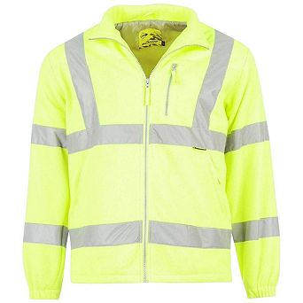 Dunlop Mens Hi-Vis Fleece Jacket