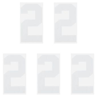5 pc Iron on Number Heat Transfer Single Number for Team Uniform, Sports T-Shirt