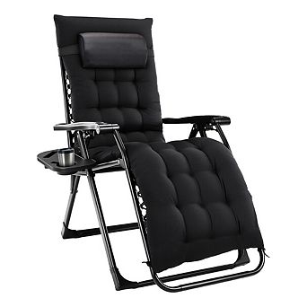 Zero Gravity Chair, Reclining Camping Lounge Chair For Indoor, Reclinin