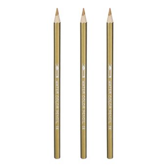 3 pc Watercolor Pencils, Black Colored Pencil Set for Sketching, Drawing & Adult Coloring Books