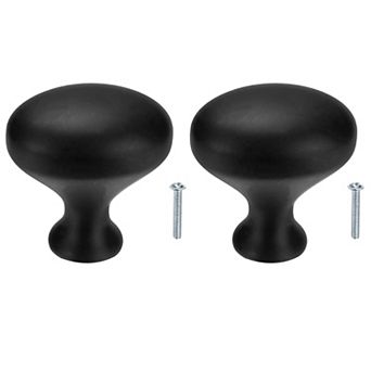 2 pc 1.06''Cabinet Knobs, Oval Dresser Knobs Kitchen Cabinet Handles