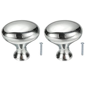 2 pc 1.06''Cabinet Knobs, Oval Dresser Knobs Kitchen Cabinet Handles