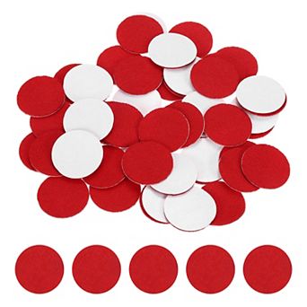 50 pc Adhesive Felt Circles, Round Non-Woven Felt Pads Stickers Dots Pre Cut