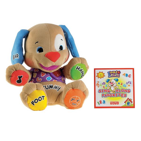 Fisher-Price Laugh & Learn Love to Play Puppy Dog Learning Toy ABC