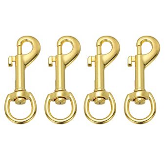 4 pc 2.7''Heavy Duty Flag Swivel Snap Clips, Flag Pole Snaps Hooks Flagpole
