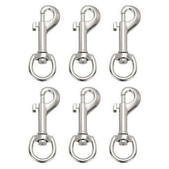 6 pc 2.7''Heavy Duty Flag Swivel Snap Clips, Flag Pole Snaps Hooks Flagpole