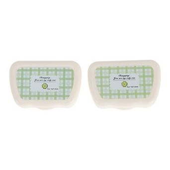 2Set Flower Contact Lens Case with Mirror