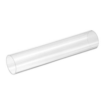 12.01'' x 1.42'' x 1.57''Clear Rigid Acrylic Pipe, Round Polycarbonate Tube Plastic Tubing Clear