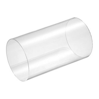 7.87'' x 4.13'' x 4.33''Clear Rigid Acrylic Pipe, Round Polycarbonate Tube Plastic Tubing Clear