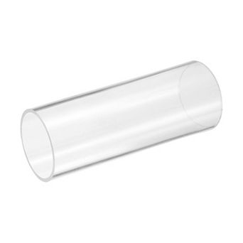 5.91'' x 2.09'' x 2.36''Clear Rigid Acrylic Pipe, Round Polycarbonate Tube Plastic Tubing Clear