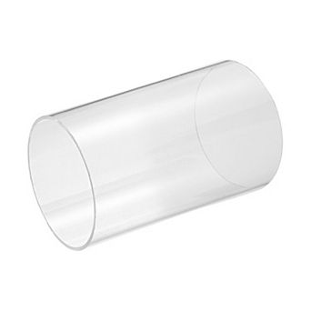 3.94'' x 3.35'' x 3.54''Clear Rigid Acrylic Pipe, Round Polycarbonate Tube Plastic Tubing Clear