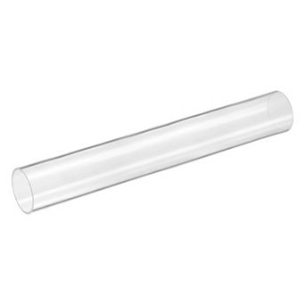 17.72'' x 2.17'' x 2.36''Clear Rigid Acrylic Pipe, Round Polycarbonate Tube Plastic Tubing Clear