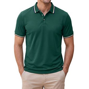 Men's Polo Shirt Short Sleeve Casual Summer Tennis Golf