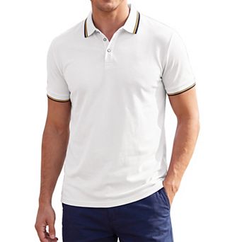 Men's Polo Shirt Short Sleeve Casual Summer Tennis Golf