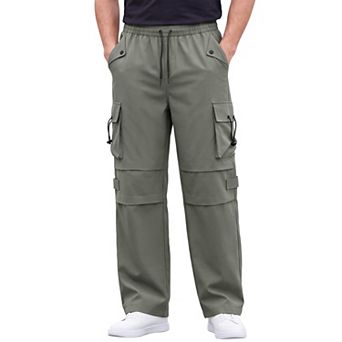 Men's Cargo Pants Multi Pocket Straight Leg Outdoor Work