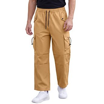 Men's Cargo Pants Multi Pocket Straight Leg Outdoor Work