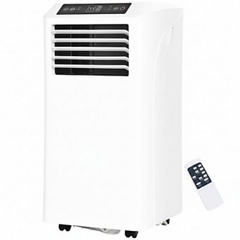8000 BTU Portable Air Conditioner with Dehumidifier Fan and 24 Hour Timer for Bedroom