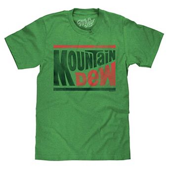 Tee Luv Vintage Mountain Dew Logo T-Shirt