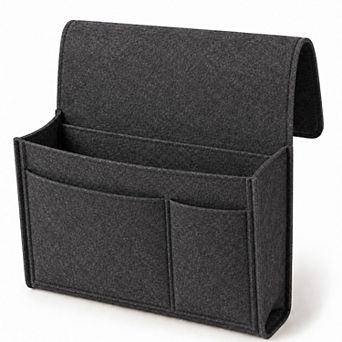 Sofa Armrest Organizer with Multiple Pockets Couch Remote Control Storage Caddy